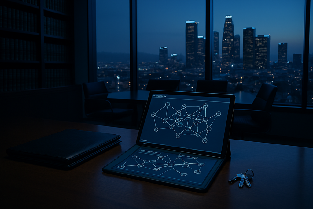 Litigation Support & Corporate Intelligence high angle photo sty